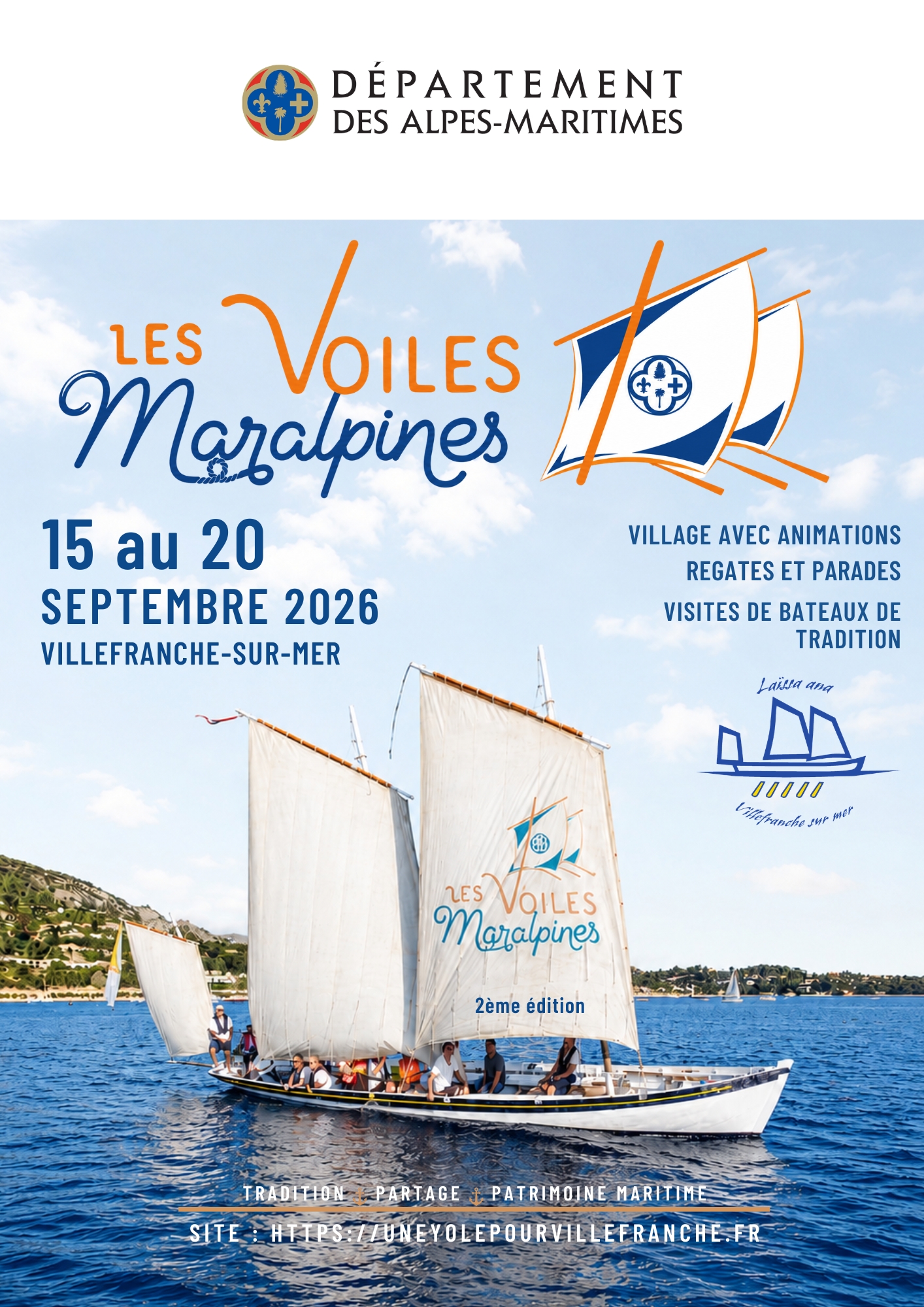 Lire la suite à propos de l’article Fêtez les voiles Maralpines à Villefranche sur mer